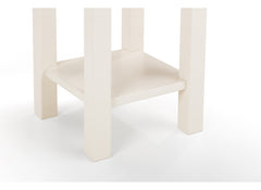 Coxmoor Ivory Narrow Side Table - base