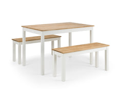 Coxmoor Ivory Table & Coxmoor Ivory Benches