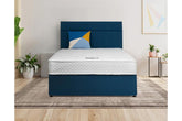 Cozy Complete Bed Set - 5 ft Divan Bed With Headboard And Fabric Colour Options
