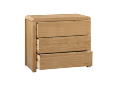 Curve Three Drawer Chest - 2