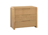 Curve Three Drawer Chest - 1