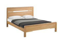 Curve Oak Bed Frame