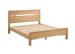 Curve Oak Bed Frame - base
