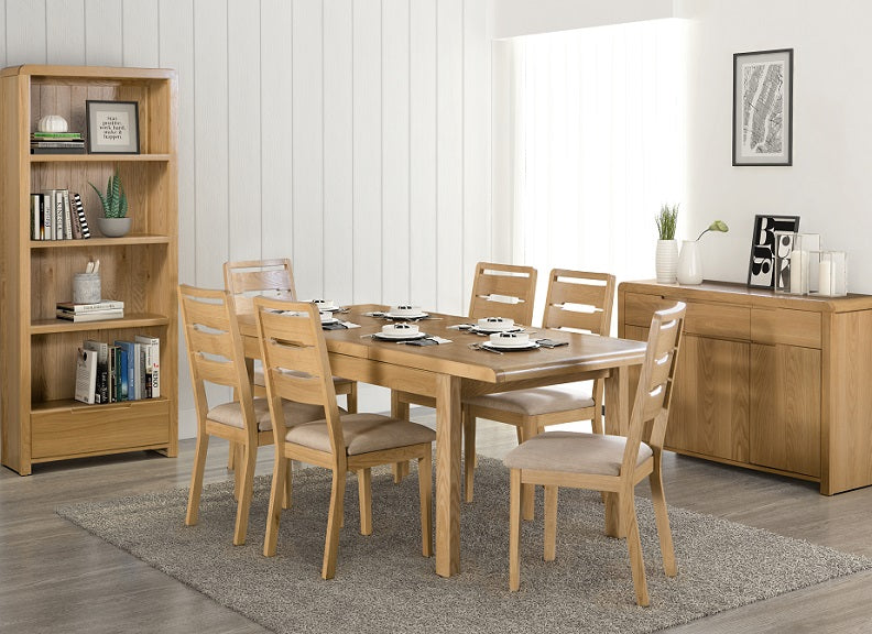 Curve Oak Dining Room