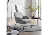Davos Grey Accent Chair - room