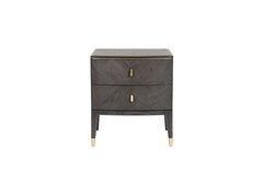 Diletta Ebony Bedside – Art Deco Bedroom Furniture | Diletta Ebony Bedroom Collection