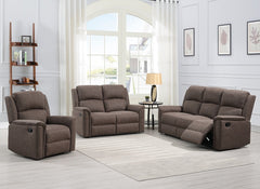 Dartmoor 3RR Reclining Sofas – Modern Fabric Sofa in Grey or Brown for Stylish Living