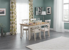 Davenport Ivory Fixed Dining Set