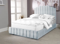 Deco Naples Fabric Bed - silver