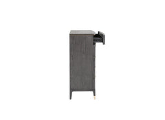 Diletta Ebony Five Drawer Chest – Art Deco Bedroom Furniture | Diletta Ebony Bedroom Collection