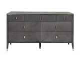 Diletta Ebony Seven Drawer Chest – Art Deco Bedroom Furniture | Diletta Ebony Bedroom Collection