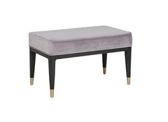 Diletta Ebony Stool – Art Deco Bedroom Furniture | Diletta Ebony Bedroom Collection