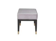 Diletta Ebony Stool – Art Deco Bedroom Furniture | Diletta Ebony Bedroom Collection