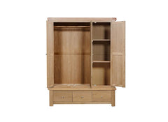 Delaney Triple Wardrobe - inside