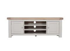 Doune 1.4 m Taupe TV Stand - front