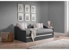 Elba Anthracite Grey Bedroom - closed
