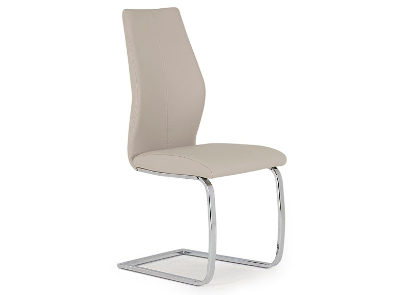 Elis Taupe PU Dining Chair - 1