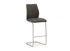 Elis Grey PU Bar Chair