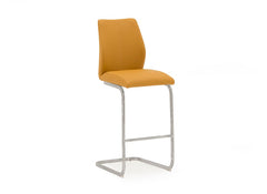 Elis Pumkin PU Bar Chair