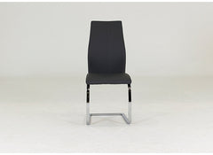 Elis Dark Grey PU Dining Chair