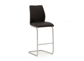 Elis Black PU Bar Chair