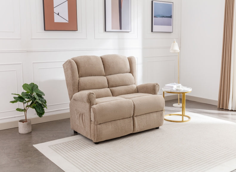 Ember Oatmeal Loveseat - 1