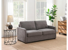 Emoric Stone Sofa Bed – Modern Convertible Fabric Sleeper Sofa With Foam Mattress