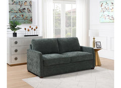 Emoric Winter Moss Sofa Bed – Modern Convertible Fabric Sleeper Sofa With Foam Mattress