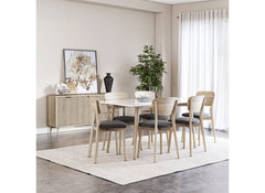 Enzo 1.6 m Dining Table W/Enzo Chairs