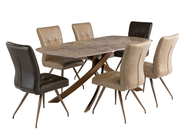 Fendi Dining Table W/Kabana Chairs