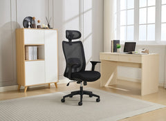 Fulton Black Mesh Office Chair - 1