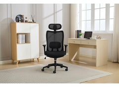 Fulton Black Mesh Office Chair - front