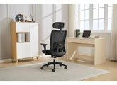 Fulton Black Mesh Office Chair - rear