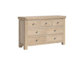 Normandy 3+4 Chest Of Drawers | Bedroom Chest In A Whitewashed Finish