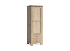 Normandy Single Larder Unit | Whitewashed Oak Kitchen Storage