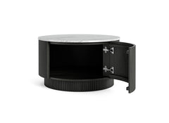 Lucas Round Coffee Table - open