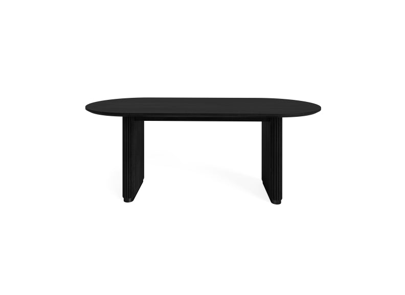 Lucas Oval Table W/Wooden Top