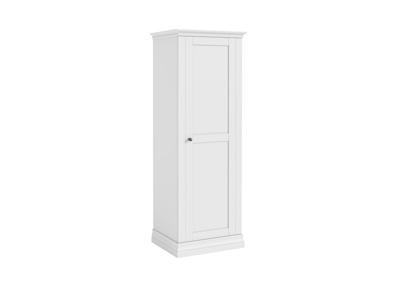 Bordeaux White One Door Robe