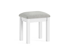 Bordeaux White Bedroom Stool