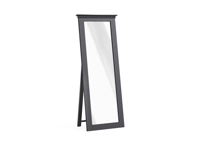 Bordeaux Charcoal Cheval Mirror