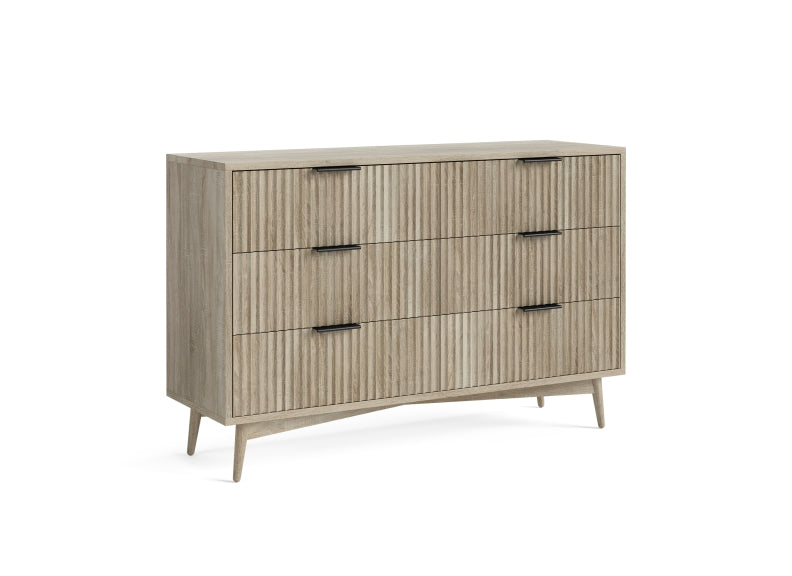Enzo Wide Six Drawer Chest