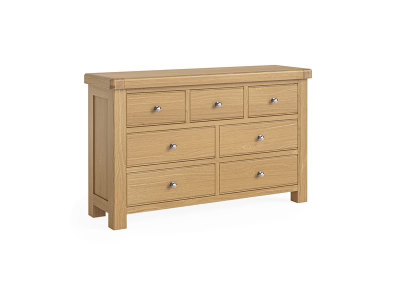 Normandy 3+4 Chest - silver handles