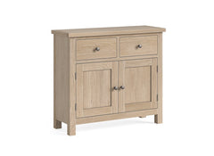 MC Oak Metal Sideboard - metal handles