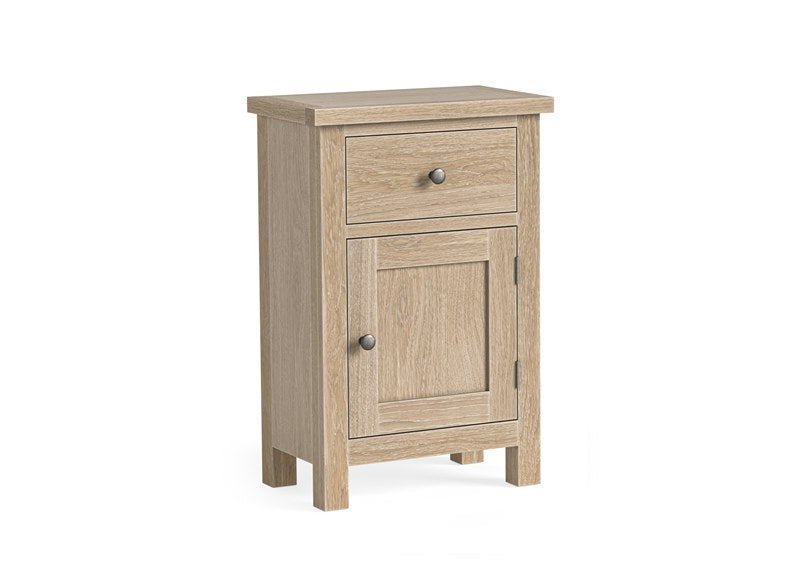 MC One Door One Drawer Cupboard - metal handles