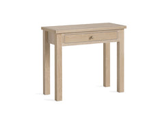 MC Oak Bedroom Desk/Dressing Table - wooden handles
