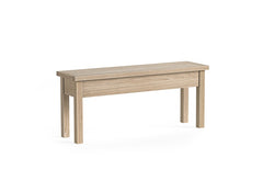Modern Country Oak Storage Bench