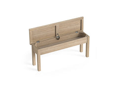 Modern Country Oak Storage Bench