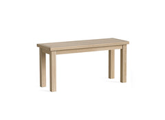Modern Country Oak Solid Seat Bench