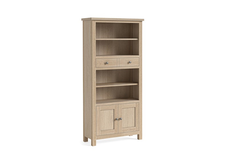 MC Oak Display Unit W/Metal Handles
