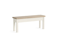Modern Country Coconut Storage Bench - closed